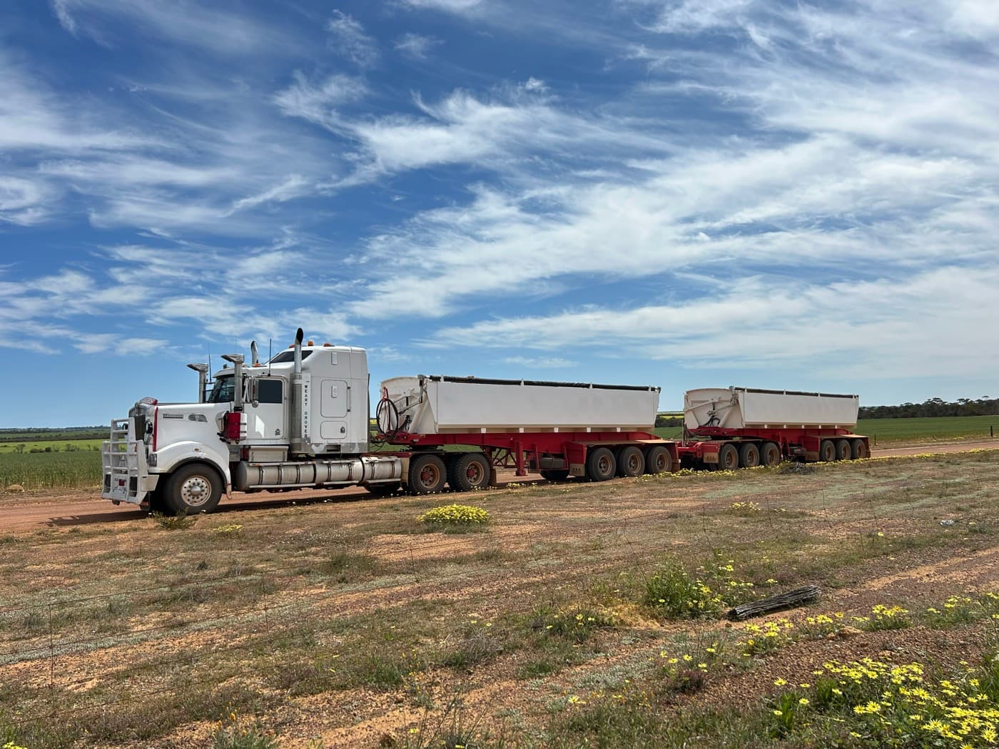 Kenworth T908 & AAA side-tipper trailers financed by TMF for Marshall Haulage