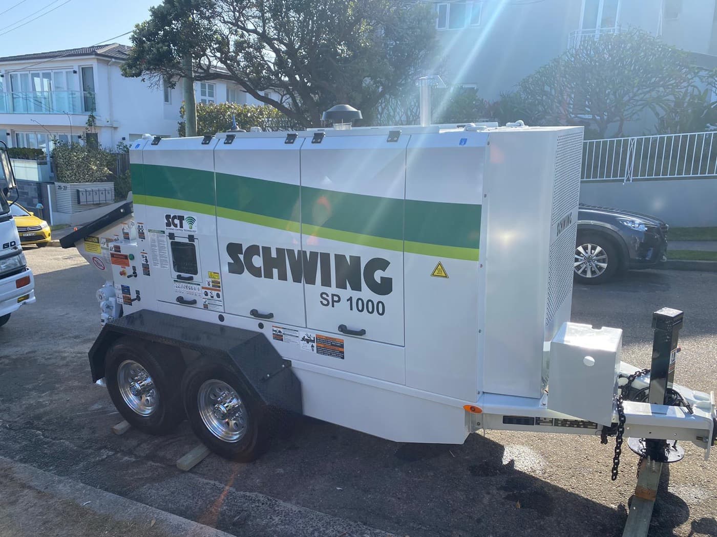 2024 Schwing SP1000 concrete pump financed by TMF for SGD Civil Pty Ltd